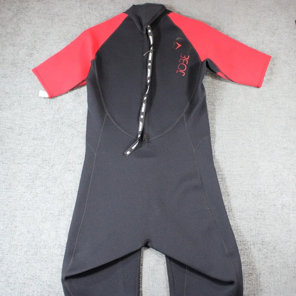 Jobe Fusion Mens XL‎ Shorty Wetsuit Black Red Neoprene Spring Suit 1160645